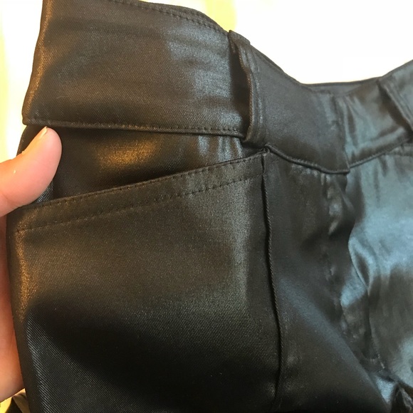 Topshop Faux Leather Trousers - Picture 4 of 4